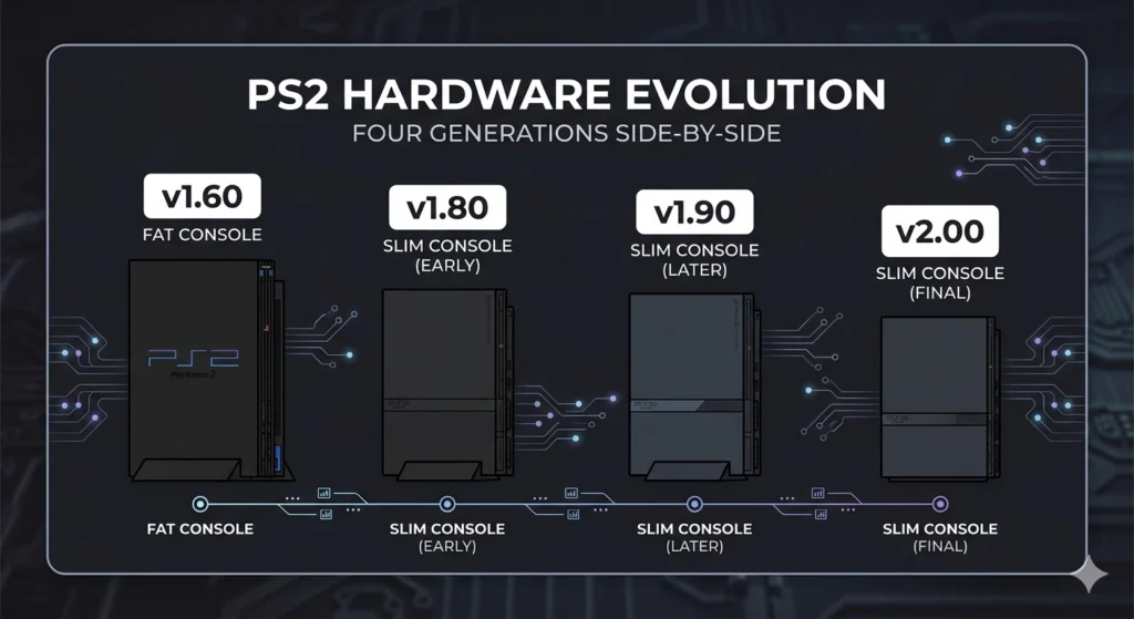 PS2 BIOS version differences